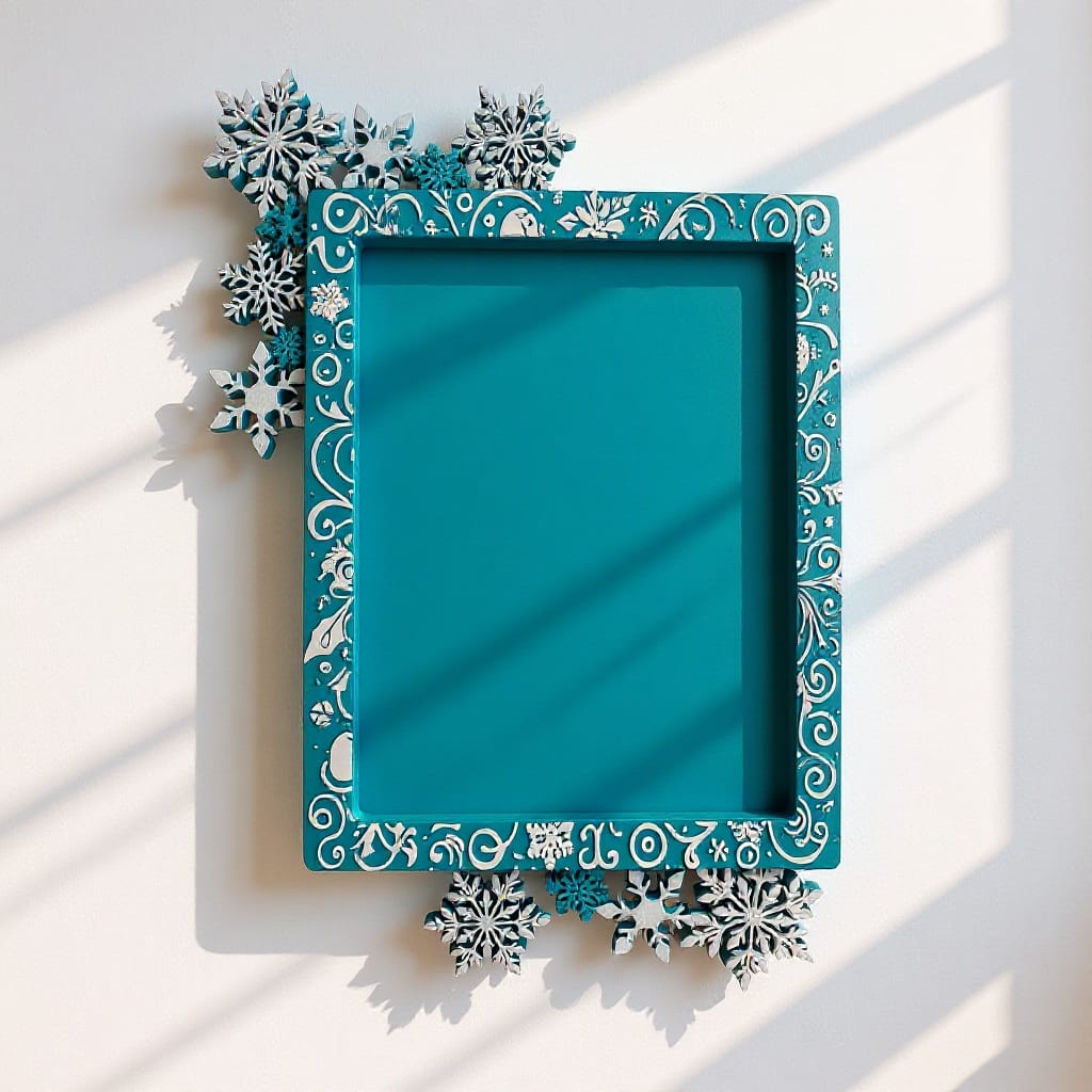 Kar Tenesi Temalı 10x15 Çerçeve